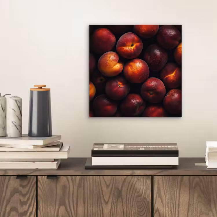 Fruit - Close up - Nectarines aluminium wit klein -sfeer1