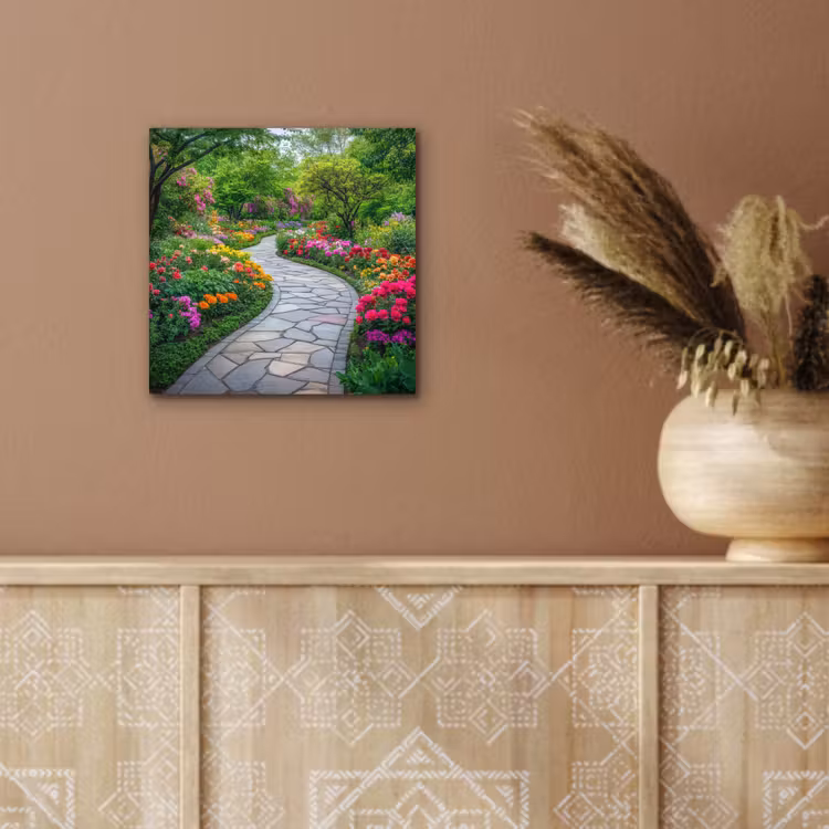 Park - Bloemen - Tuin aluminium wit klein -sfeer4