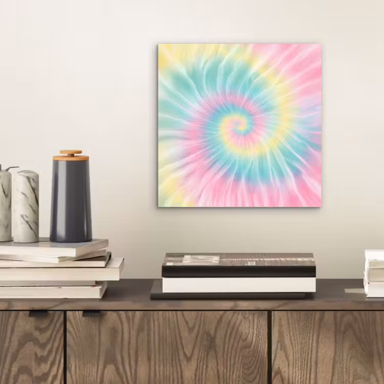 Pasteltinten - Tie dye - Roze aluminium wit klein -sfeer1