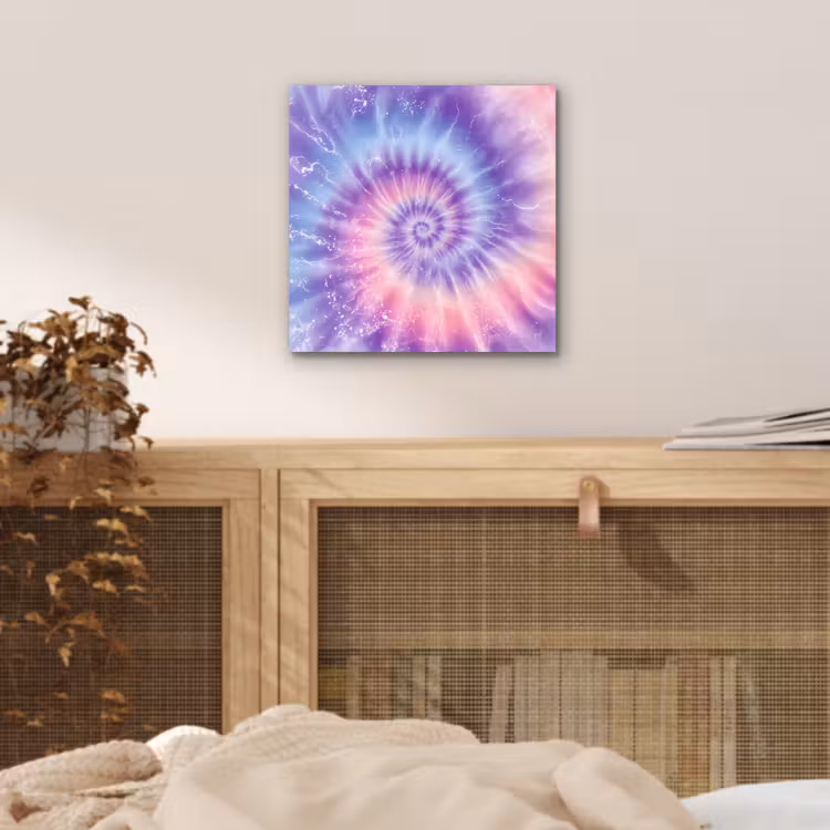 Pasteltinten - Paars - Spiraal - Marmer aluminium wit klein -sfeer3