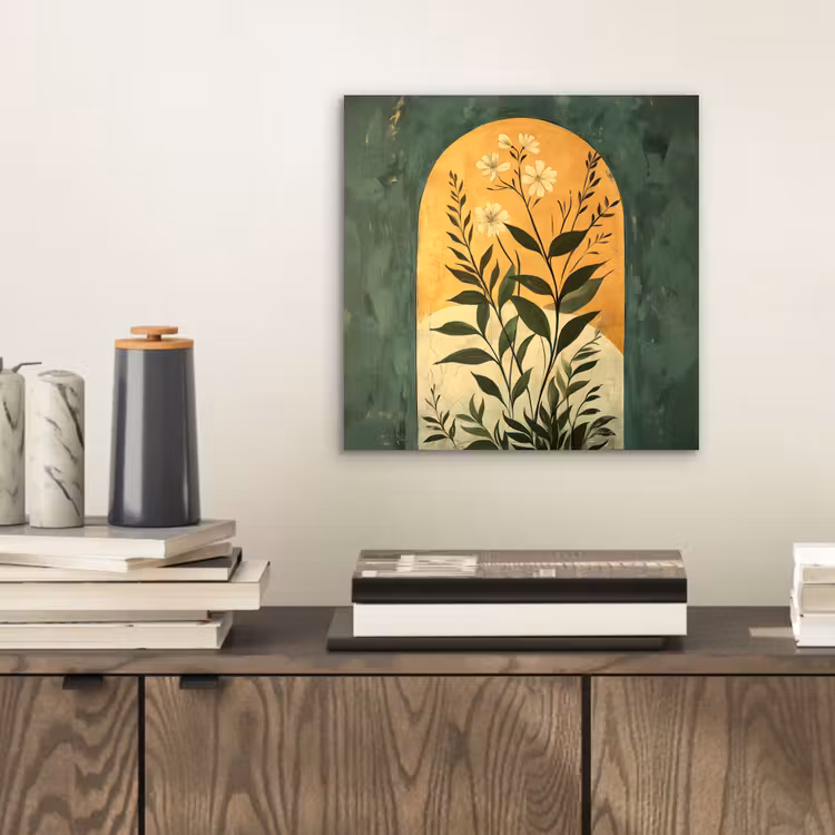 Plant - Bloemen - Wit aluminium wit klein -sfeer1