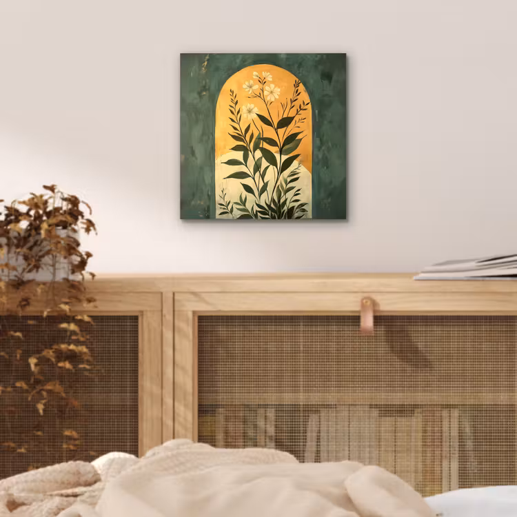Plant - Bloemen - Wit aluminium wit klein -sfeer3