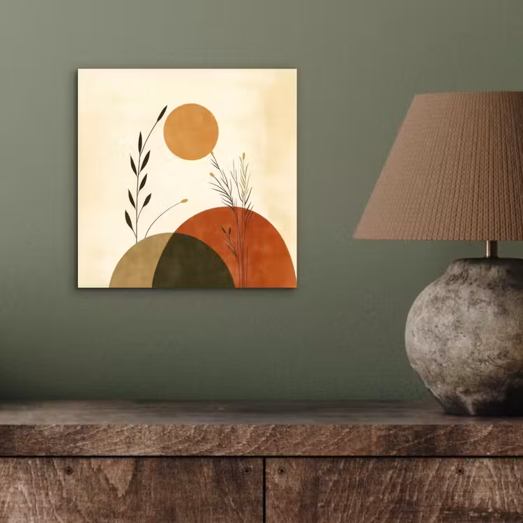 Planten - Abstract - Vormen aluminium wit klein -sfeer2
