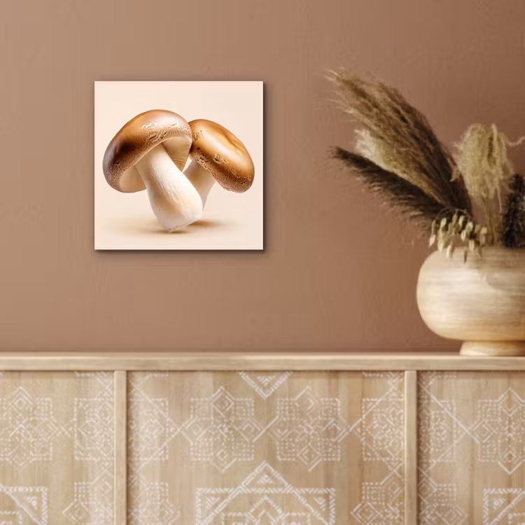 Champignons - Zacht - Beige aluminium wit klein -sfeer4
