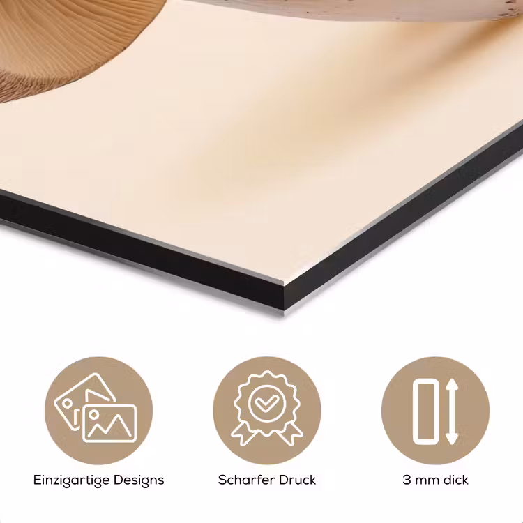 Champignons - Zacht - Beige aluminium wit klein -closeup_DE