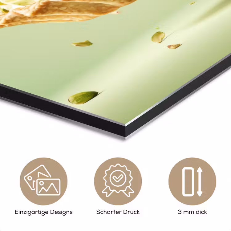Pistache - Taart - Noten - Eten aluminium wit klein -closeup_DE