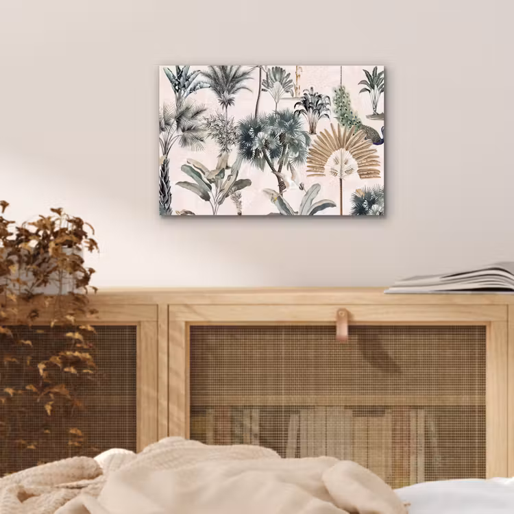 Retro - Jungle - Natuur - Dieren aluminium wit klein -sfeer3