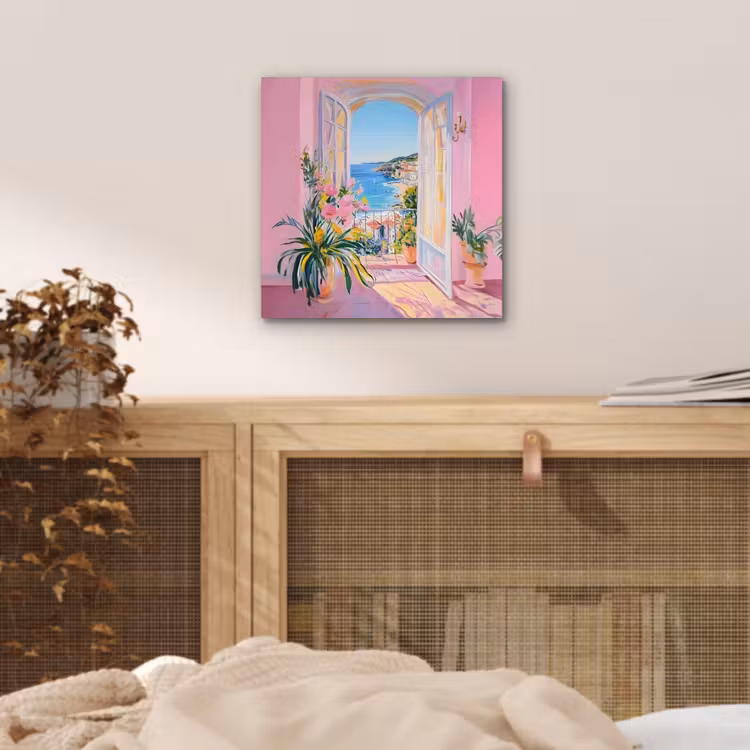 Roze - Buiten - Verf aluminium wit klein -sfeer3