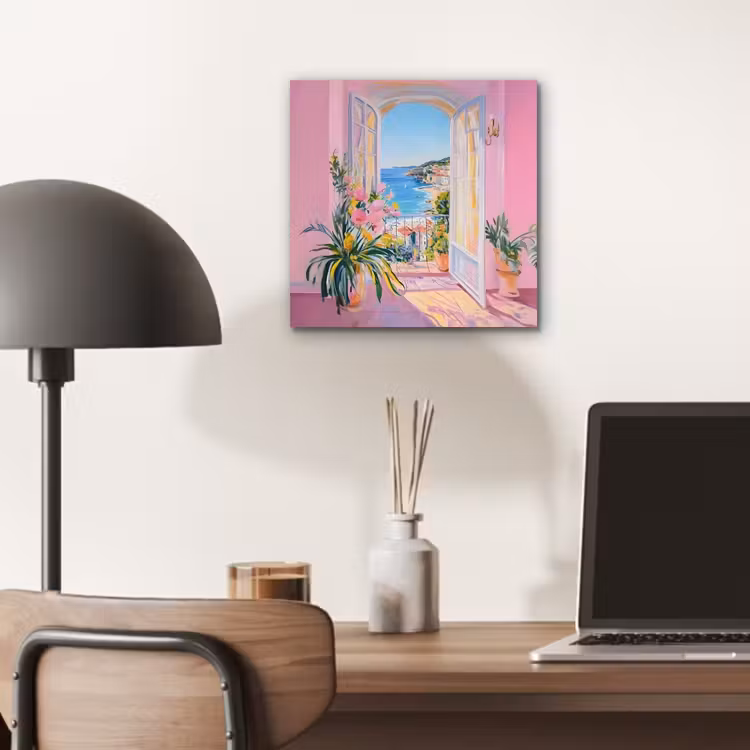 Roze - Buiten - Verf aluminium wit klein -sfeer5