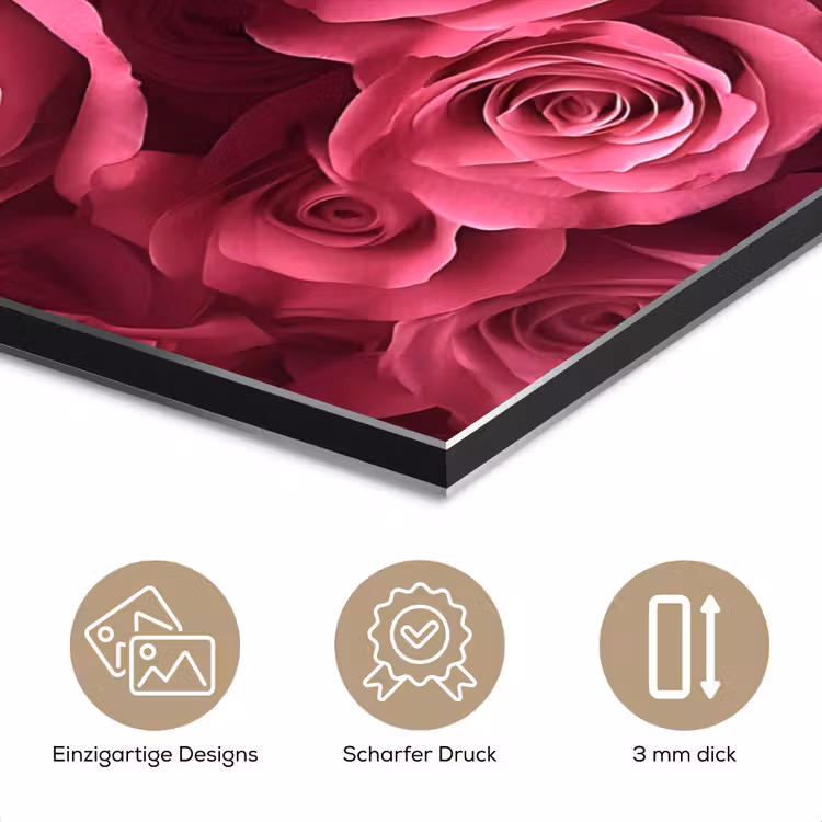 Rozen - Pink - Bloem aluminium wit klein -closeup_DE