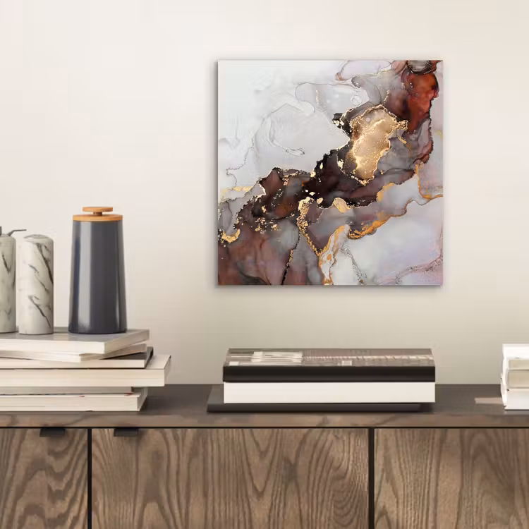 Rood - Marmer - Goud aluminium wit klein -sfeer1