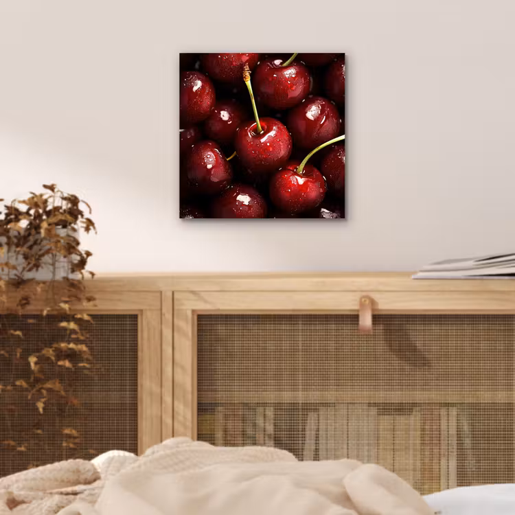 Rood - Fruit - Kersen aluminium wit klein -sfeer3