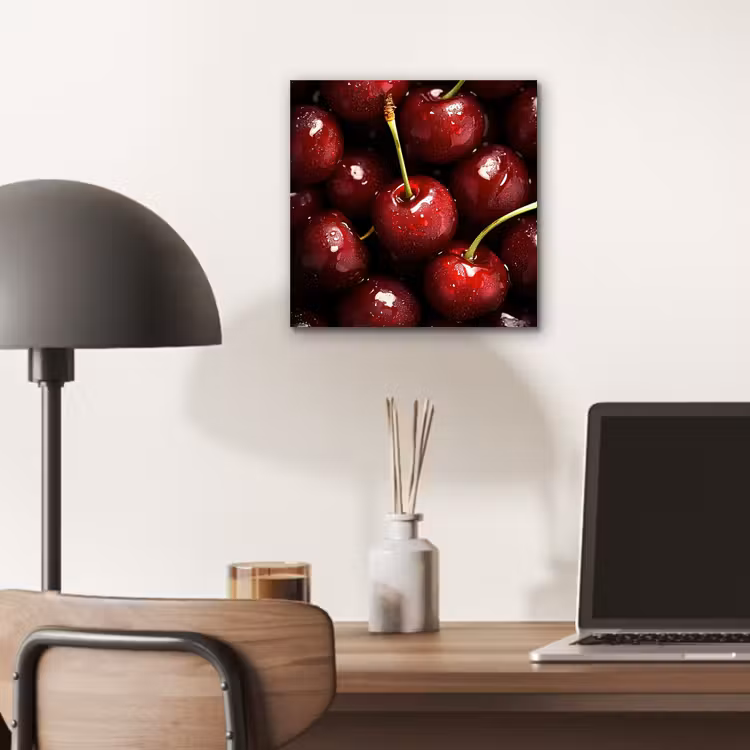 Rood - Fruit - Kersen aluminium wit klein -sfeer5