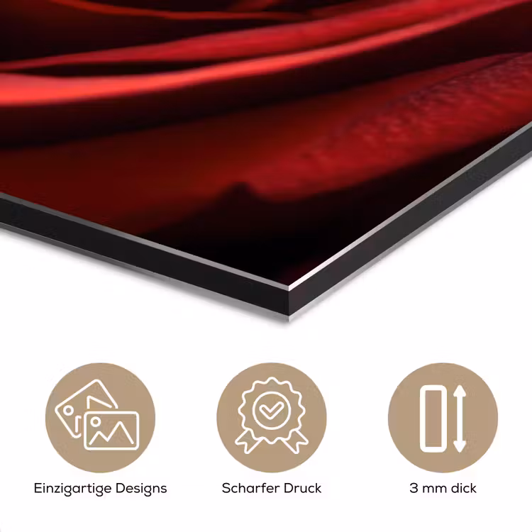 Rood - Roos - Romantisch aluminium wit klein -closeup_DE