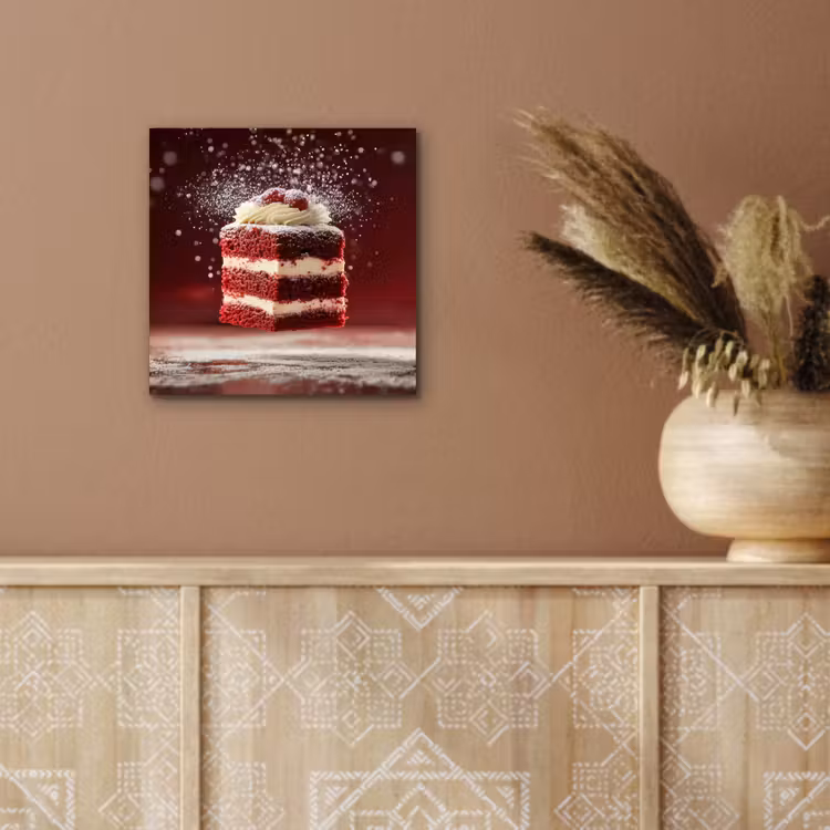 Rode - Velvet - Taart - Eten aluminium wit klein -sfeer4