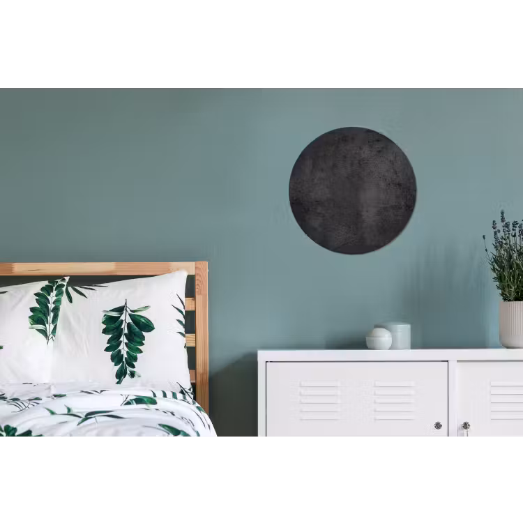 Beton - Robuust - Vintage Wandcirkel aluminium klein -slaapkamer