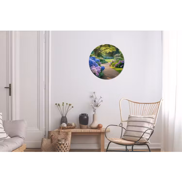 Hortensia- Park - Pad Wandcirkel aluminium klein -woonkamer