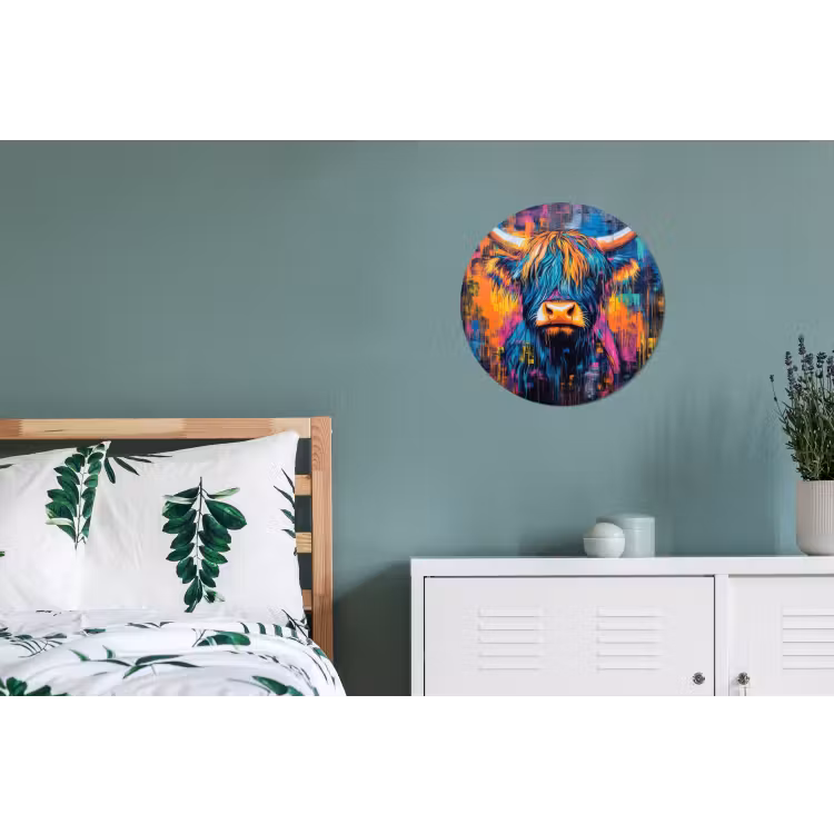 Marmer - Modern - Goud Wandcirkel aluminium klein -slaapkamer