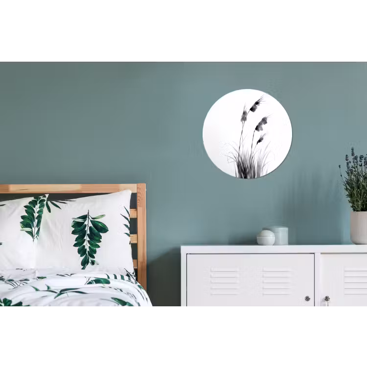 Minimalistisch - Stelen - Wit Wandcirkel aluminium klein -slaapkamer
