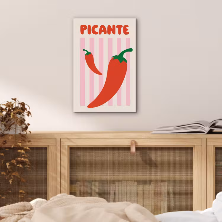Pittig - Pepers - Rood aluminium wit klein -sfeer3
