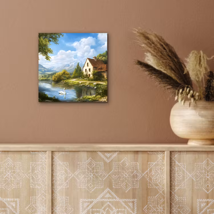 Zwaan - Bomen - Rust aluminium wit klein -sfeer4