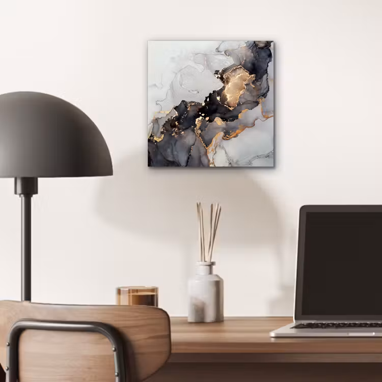 Zwart - Marmer - Luxe - Goud aluminium wit klein -sfeer5