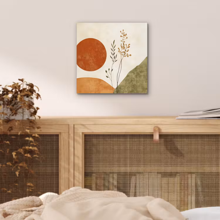 Zon - Abstract - Takken - Oranje aluminium wit klein -sfeer3