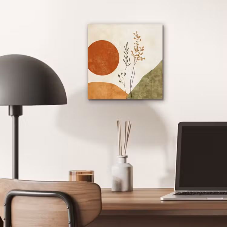 Zon - Abstract - Takken - Oranje aluminium wit klein -sfeer5