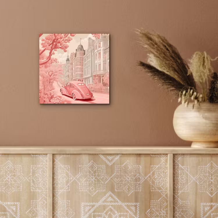 City - Car - Pink aluminium wit klein -sfeer4
