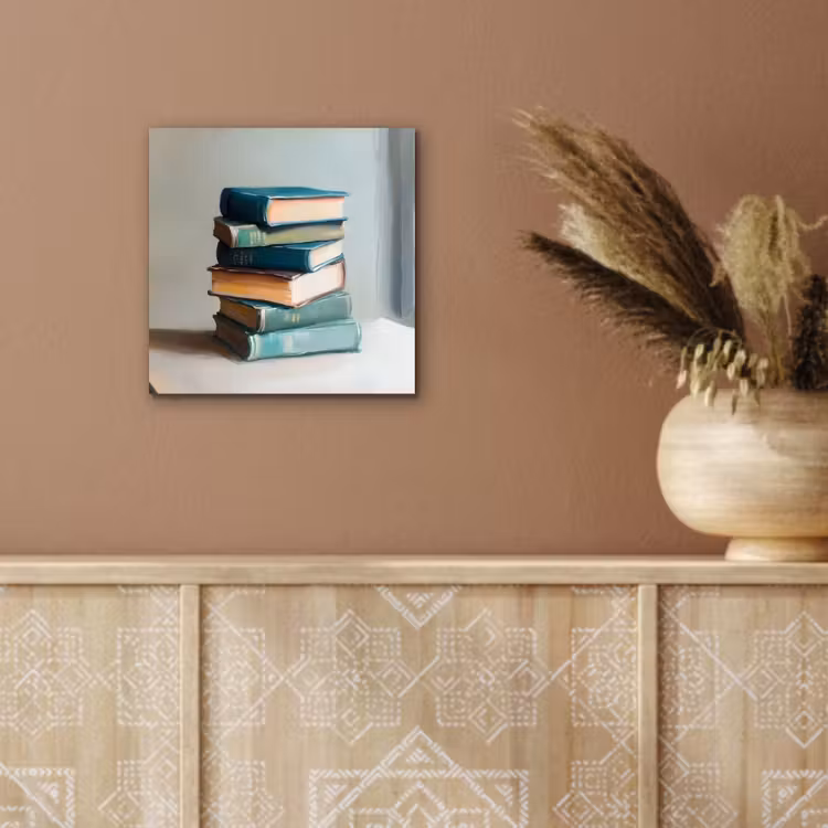 Stapel - Boeken - Groen - Daglicht aluminium wit klein -sfeer4