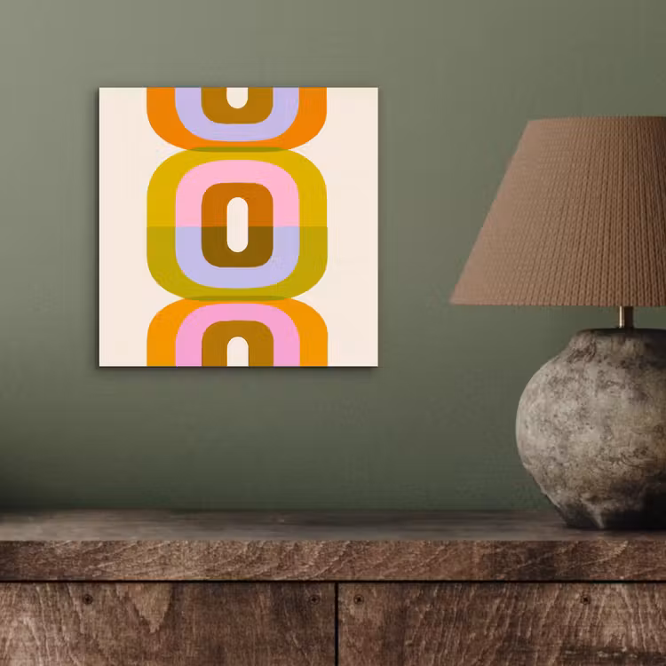 Stapel - Vormen - Geblokt - Oranje aluminium wit klein -sfeer2