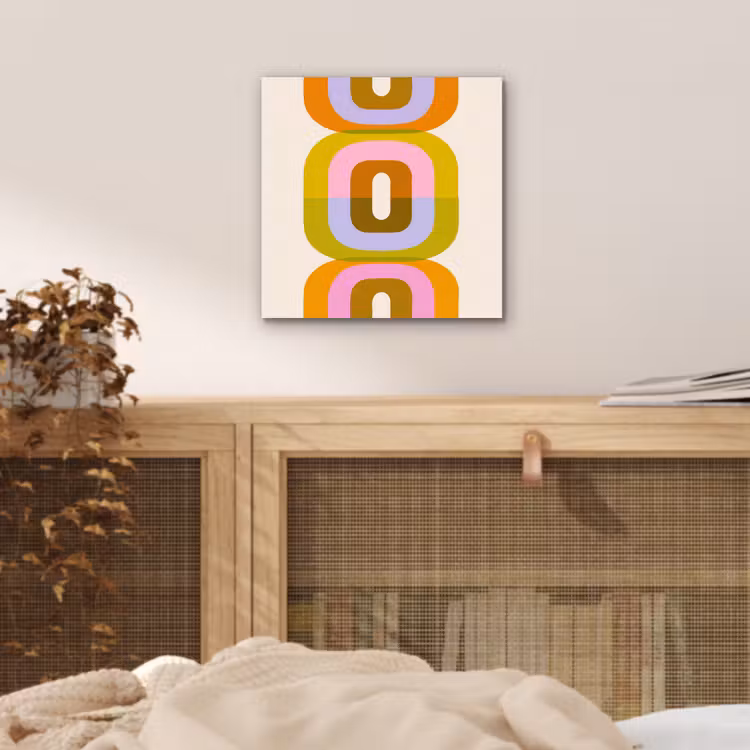 Stapel - Vormen - Geblokt - Oranje aluminium wit klein -sfeer3