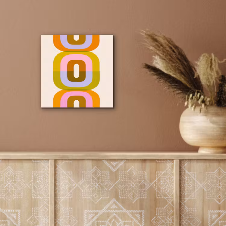 Stapel - Vormen - Geblokt - Oranje aluminium wit klein -sfeer4