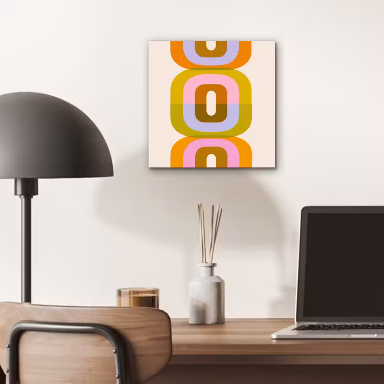 Stapel - Vormen - Geblokt - Oranje aluminium wit klein -sfeer5