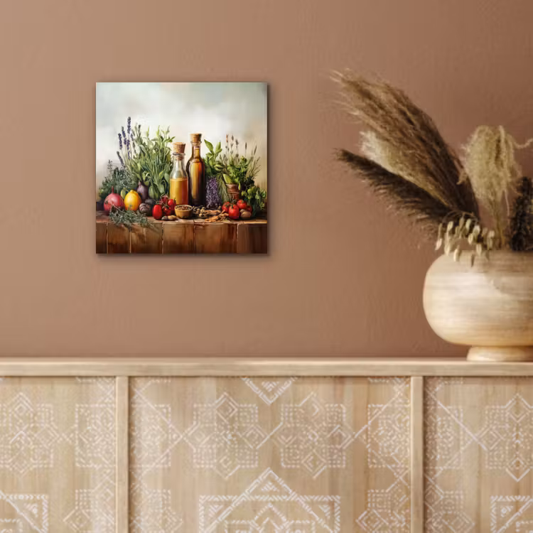 Stilleven - Kruiden - Specerijen - Fruit - Kleurrijk aluminium wit klein -sfeer4