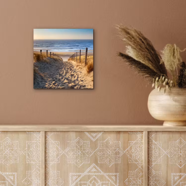 Strand - Zee - Nederland - Duinen - Zon aluminium wit klein -sfeer4
