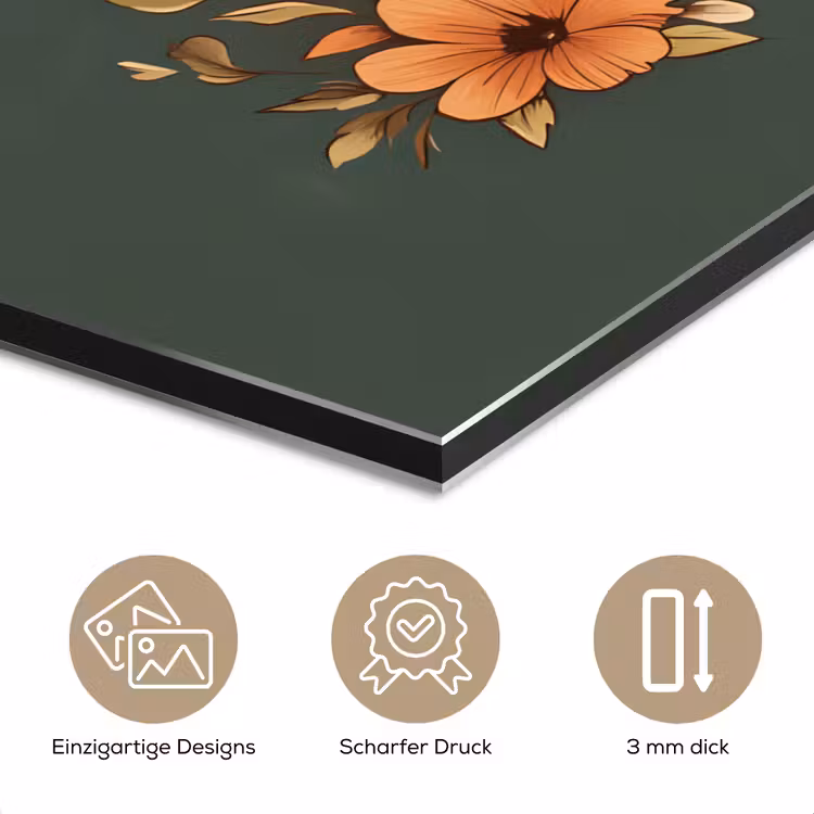 Kop - Bloemen - Groen - Koffie aluminium wit klein -closeup_DE