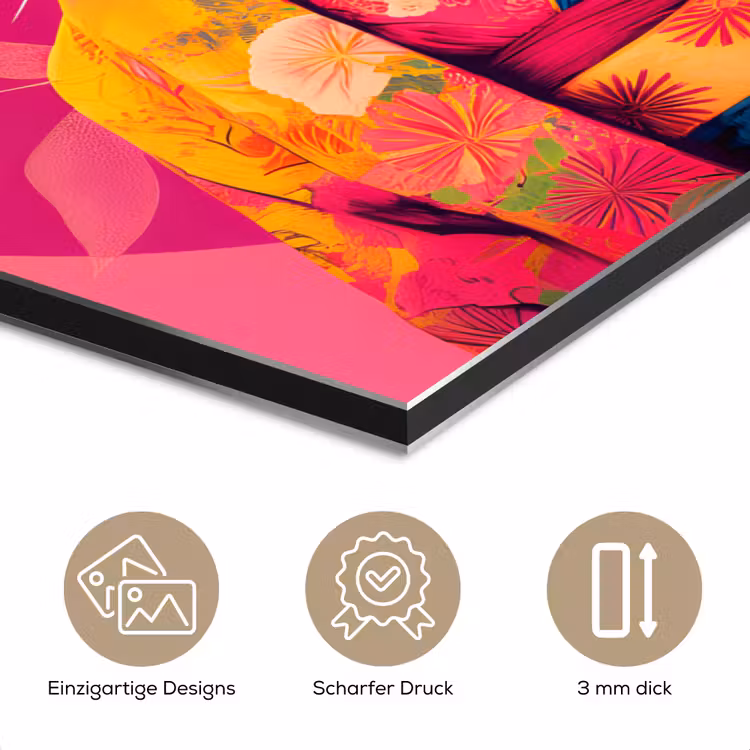 Tijger - Kimono - Planten - Roze aluminium wit klein -closeup_DE
