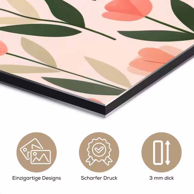 Tulpen - Modern - Roze aluminium wit klein -closeup_DE
