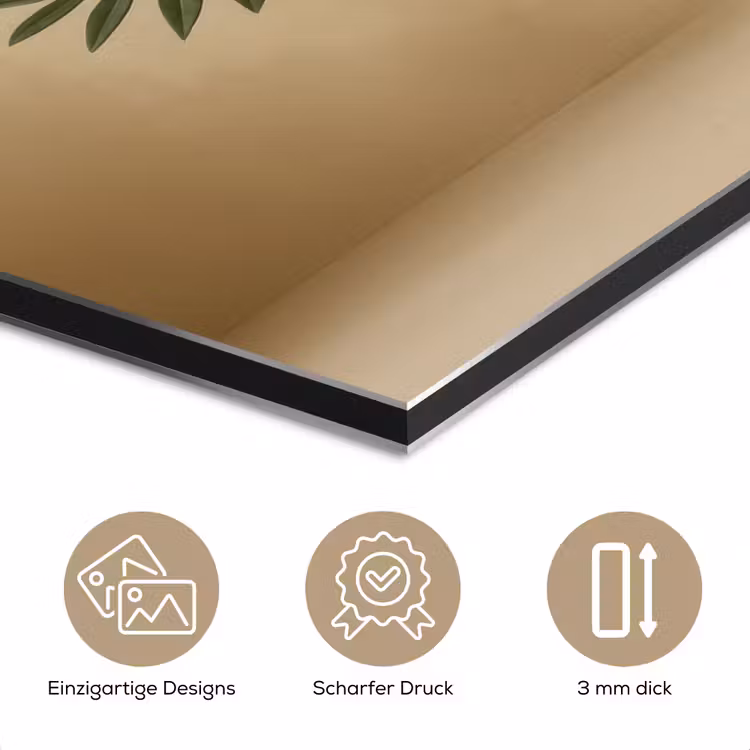 Vaas - Olijftakken - Bladeren - Beige aluminium wit klein -closeup_DE