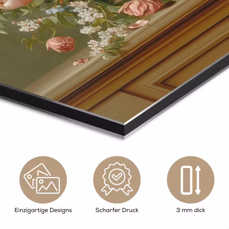 Vaas - Pastel - Kleuren - Bloemen aluminium wit klein -closeup_DE
