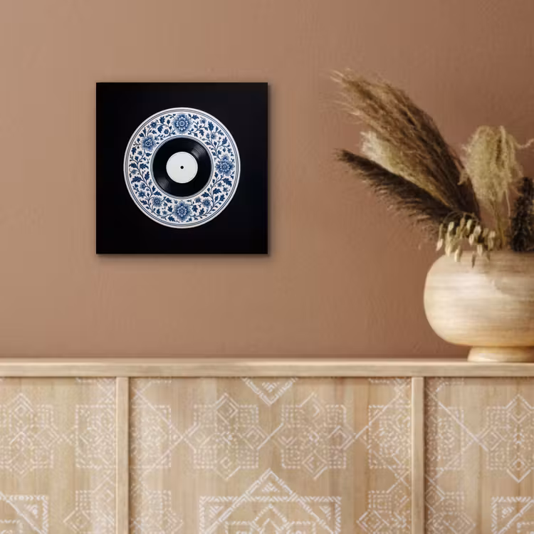 Vinyl - LP - Delfts Blauw - Muziek aluminium wit klein -sfeer4