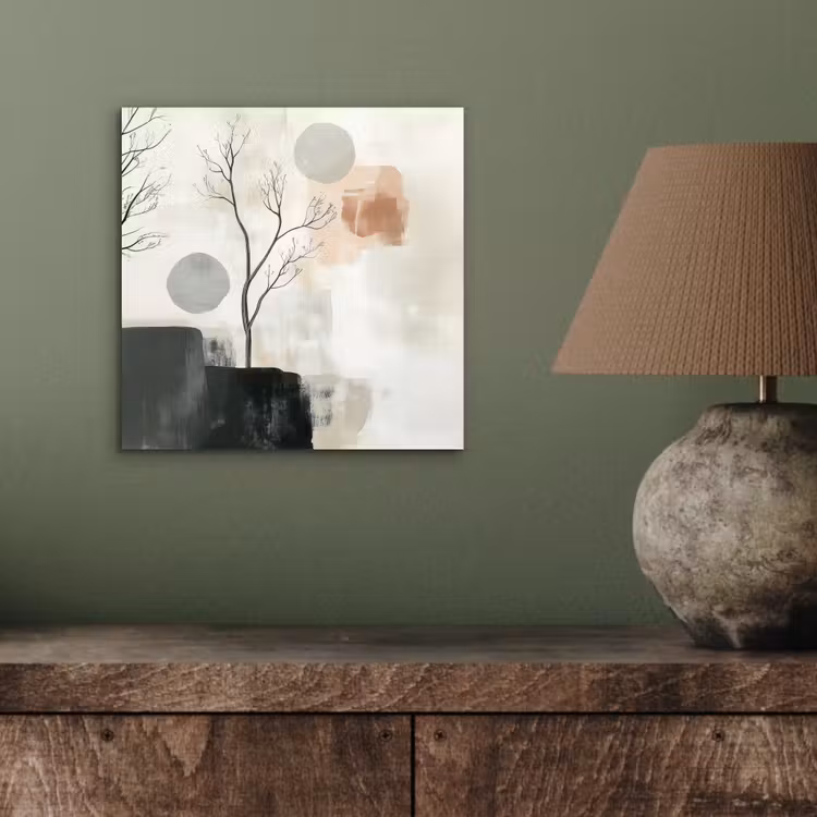 Wabi sabi - Beige - Plant aluminium wit klein -sfeer2