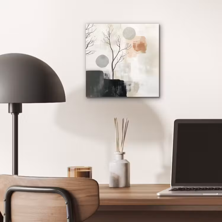 Wabi sabi - Beige - Plant aluminium wit klein -sfeer5