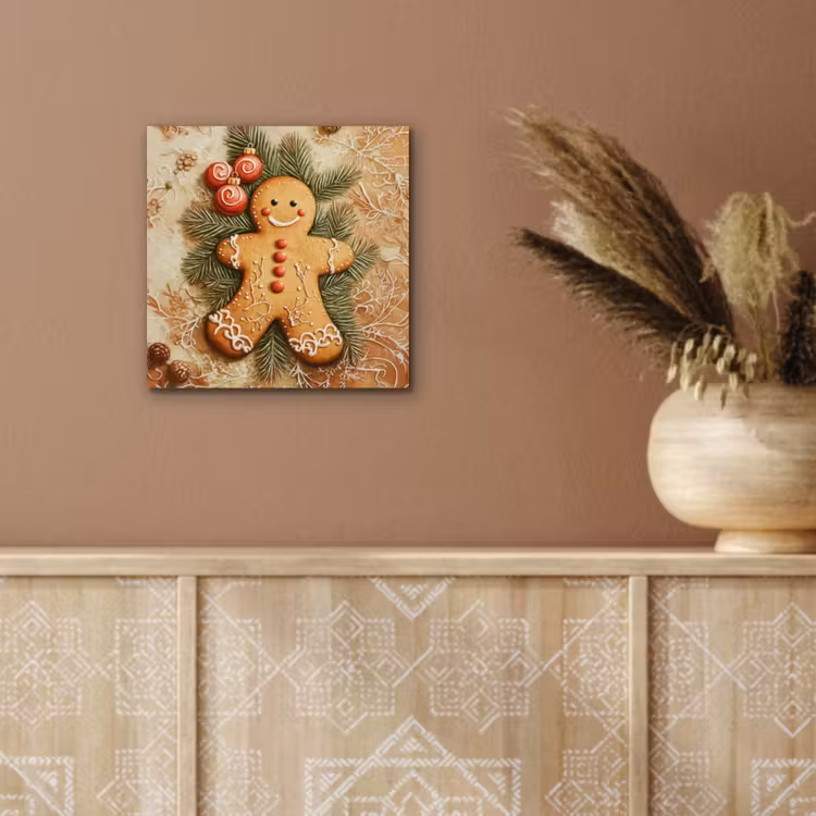 Kerstmis - Koekje - Poppetje - Speculaas aluminium wit klein -sfeer4