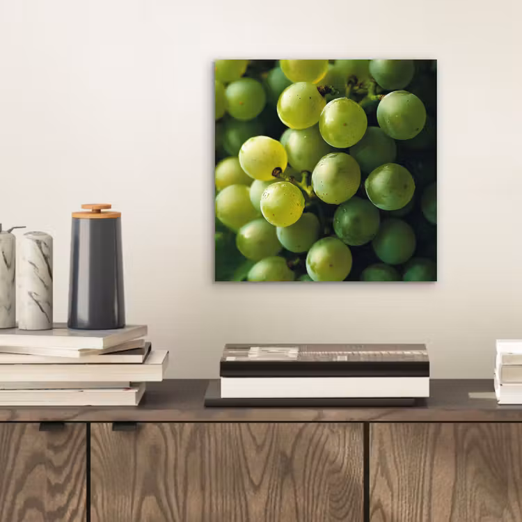 Druiven - Tros - Groen aluminium wit klein -sfeer1