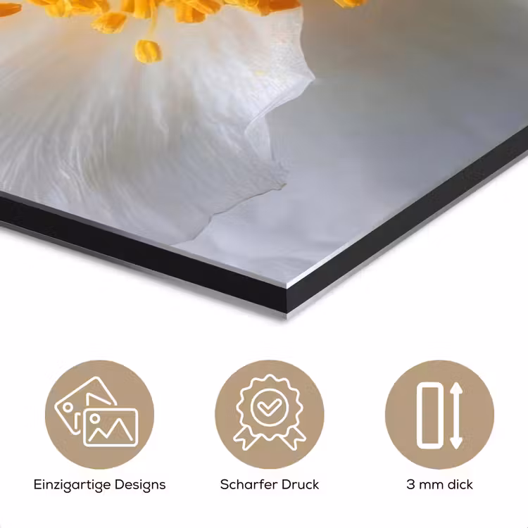 Wit - Bloem - Elegant aluminium wit klein -closeup_DE