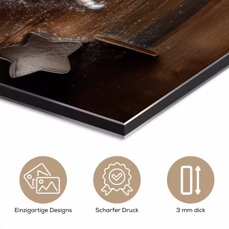 Wereldkaart - Poedersuiker - Hout aluminium wit klein -closeup_DE