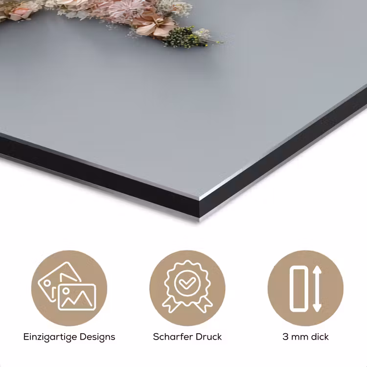 Wereldkaart - Rozen - Roze aluminium wit klein -closeup_DE