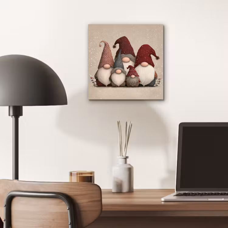 Kabouters - Kerst - Sneeuw - Puntmutsen aluminium wit klein -sfeer5